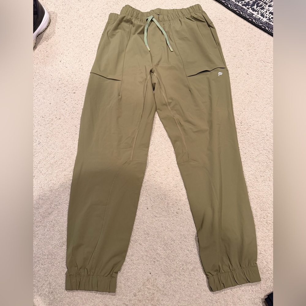 Fabletics the One Olive Green Jogger Pants.